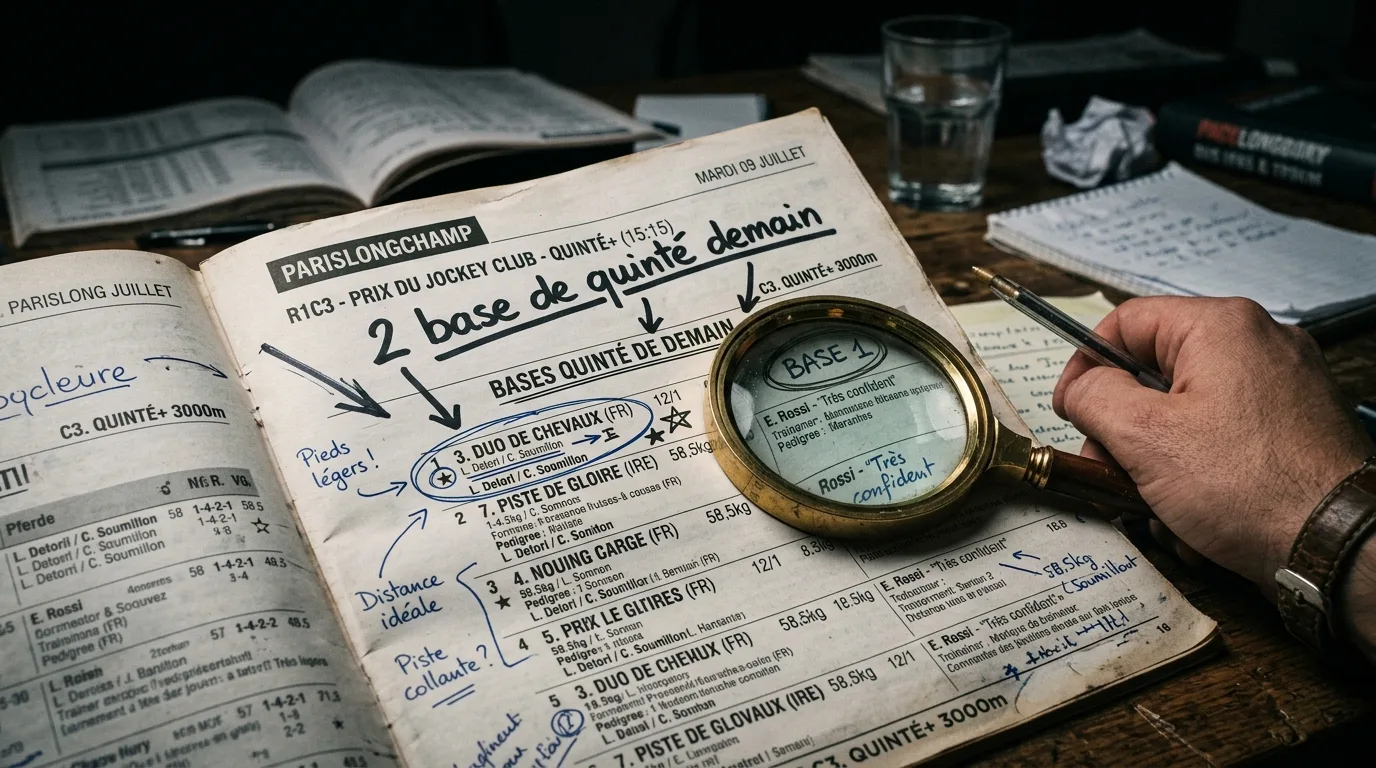 2 bases du quinté demain : le duo de ...